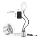 Multi-functional Fill Light Beauty Mobile Phone Holder Self-timer Live Artifact Live Performances Silver