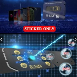 R-sim16 Upgrade Universal Unlocking Card Stickers Turns Locked Into Unlocked Compatible For Iphone12 Series 5g Network For Ios14 System blue