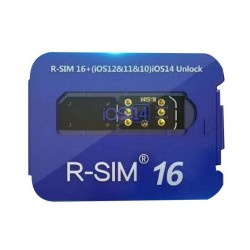 R-sim16 Upgrade Universal Unlocking Card Stickers Turns Locked Into Unlocked Compatible For Iphone12 Series 5g Network For Ios14 System blue