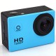 F23 Outdoor Action Camera - 2.0 Screen, HD Wide Angle, Waterproof Sports Camera, DV Video Camcorder - Blue