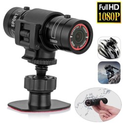 F9 Small Action Camera HD 1080p Waterproof Mini Outdoor Bike Motorcycle Helmet Sports Action Camera Video Dv Camcorder Car Recorder black