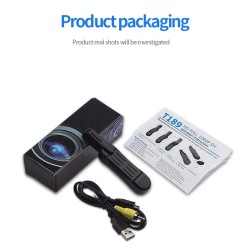 Rechargeable Camera T189 Hd 1080p Motion Detection Mini Portable Camera Black