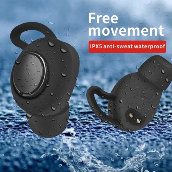 A13 TWS Wireless Earphone Bluetooth 5.0 Stereo Waterproof Noise Reduction Earbuds In Ear Headset black