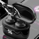 A6 TWS Bluetooth Headset 5.0 Mini Wireless HiFi Stereo Earphones with Digital Charge Box black