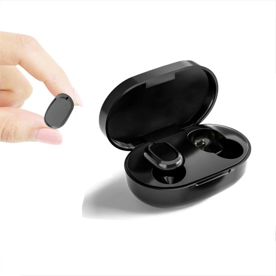 A6s Tws Headset Touch-control Mini Wireless Bluetooth Headphones Hands-free Calling Binaural Sports Earbuds Black