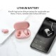 A6s Tws Headset Wireless Bluetooth Earphones Sports Stereo Music Earbuds Compatible for Xiaomi Huawei iPhone Pink