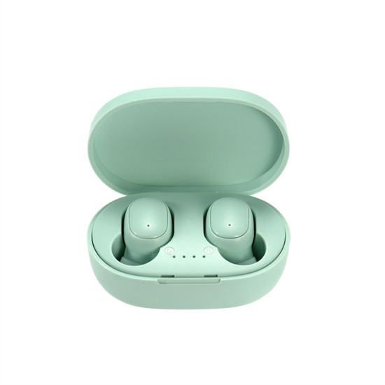 A6s Tws Wireless Earphones Sports Stereo Fone Bluetooth Earbuds Compatible for iPhone Xiaomi Huawei Green