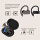 A9 Wireless Headphone Bluetooth V5.0 TWS Earphone Wireless Bluetooth Sport Headset Noise Cancelling  Stereo Earbuds black