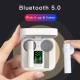 AIR6 PLUS Bluetooth Headset Wireless Earbuds 5.0 Solar Charging Earphone white