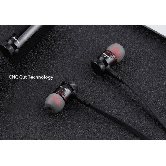 AWEI G10BL Bluetooth Earphone Wireless Headphones 3D Stereo Sports Earphones With Mic Black