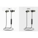 AWEI X650BL Wireless Bluetooth Headset Dual Dynamic Earphones Neckband Headphones IPX5 Waterproof BT4.1 Black