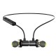 AWEI X650BL Wireless Bluetooth Headset Dual Dynamic Earphones Neckband Headphones IPX5 Waterproof BT4.1 Black