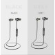 AWEI X670BL Bluetooth Headset Dual Driver Wireless Headphones Super Bass Stereo Sound Earphones with Mic Gray