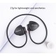 Awei A847BL Wireless Sweatproof Earphone Ear Hooks Neckband Style Bluetooth Sports Earbuds For Mobile Phone Black