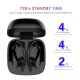 B11 TWS Earphone Bluetooth 5.0 Noise Reduction IPX5 Waterproof Gaming Sports Headphone black