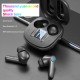 B11 Wireless  Headset Bluetooth-compatible 5.0 Strong Signal Binaural Call Stereo Sports Headphones Touch Screen Noise Canceling Earphone Black