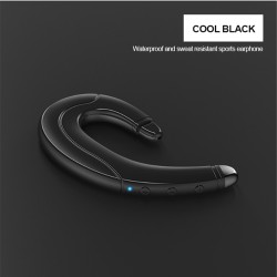 Bluetooth 4.1 Bone Conduction Headphones Sports Stereo Wireless Earphone Headset black