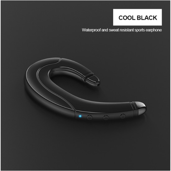 Bluetooth 4.1 Bone Conduction Headphones Sports Stereo Wireless Earphone Headset black