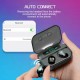 Bluetooth 5.0 Headset TWS Wireless Earphones Mini Earbuds Stereo Headphones Wireless Earphones black