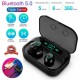 Bluetooth 5.0 Headset TWS Wireless Earphones Mini Earbuds Stereo Headphones Wireless Earphones white