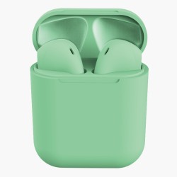 Bluetooth Earphone 5.0 HIFI Wireless Headphons Sport Earbuds Headset Touch Control With Charging Box For Smartphone Green