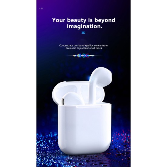 Bluetooth Earphone 5.0 HIFI Wireless Headphons Sport Earbuds Headset Touch Control With Charging Box For Smartphone Green