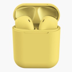 Bluetooth Earphone 5.0 HIFI Wireless Headphons Sport Earbuds Headset Touch Control With Charging Box For Smarthone Yellow