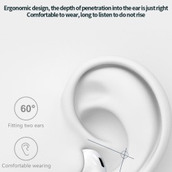 Bluetooth Earphone 5.0 HIFI Wireless Headphons Sport Earbuds Headset Touch Control With Charging Box For Smartphone White