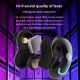 Bluetooth Earphones Breathing Light Timetable Display Tws 5.1 Wireless Mini Touch Control Bluetooth Headset black