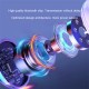 Bluetooth Headphones In-ear Stereo Earbuds Wireless Tws Headset Waterproof Sports with Noise Cancelling HD Microphone