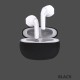 Bluetooth-compatible Earphone Wireless Waterproof Deep Bass Earbuds Stereo Sport Headset With Mic White