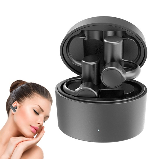 Bone Conduction Earphone Low Latency Noise Canceling Waterproof Sweat-proof Wireless Bluetooth Headset Black