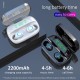 Cordless Headphone Bluetooth Earphone TWS Earphones Wireless Headphones Noise Canceling Handsfree white