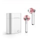 D012 TWS Bluetooth Earphone Stereo Wireless Headphones Running Sport Bass Headset with Mic for Iphone Xiaomi Huawei  Rose Gold