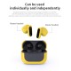 E60 Wireless Bluetooth Headphones Running Sports Music Earphones with Microphone for Android IOS Off-white