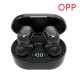 E7s Tws Mini In-ear Wireless  Headphones Sports M1 Stereo Noise Cancelling Earbuds Digital Display Bluetooth-compatible 5.0 Headset Black