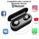 F9-1 Bluetooth Headset TWS Bluetooth Earphone ABS Black