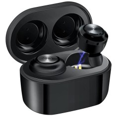 For IPhone 11 Pro Xiaomi A6 TWS Bluetooth 5.0 Wireless Earphones In-Ear Sports Earbuds Built-in Mic  black