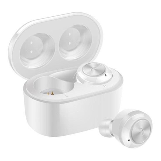 For IPhone 11 Pro Xiaomi A6 TWS Bluetooth 5.0 Wireless Earphones In-Ear Sports Earbuds Built-in Mic  white