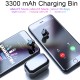 G02 TWS 5.0 Bluetooth 9D Stereo Earphone Wireless Earphones IPX7 Waterproof Earphones 3300mAh LED Smart Power Bank Case As shown