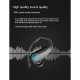 G37 Tws Dual Ear Headset Bluetooth  Wireless Touch Control Ear Hook Digital Display Sport Headphones Black