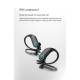 G37 Tws Dual Ear Headset Bluetooth  Wireless Touch Control Ear Hook Digital Display Sport Headphones Black