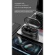 G37 Tws Dual Ear Headset Bluetooth  Wireless Touch Control Ear Hook Digital Display Sport Headphones Black