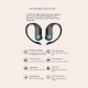 G37 Tws Dual Ear Headset Bluetooth  Wireless Touch Control Ear Hook Digital Display Sport Headphones Black