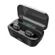 G6S Wireless Headphones 8D Stereo Bluetooth 5.0 Earphones LED Display Headset IPX7 Waterproof Earburd white