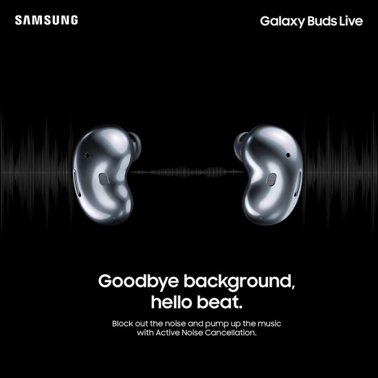 Galaxy Buds Live Wireless SM-R180 Bluetooth-compatible Headset Power display Noise Reduction TWS Earphone black