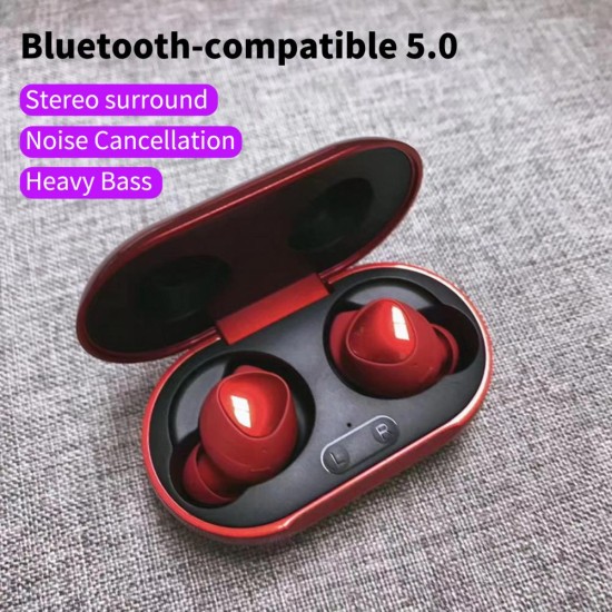 Galaxy Buds Wireless Bluetooth In-ear Headphones Ambient Aware Stereo Smart Touch-control Akg Sports Headset Red