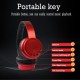 Head-mounted Foldable Plug In Card Heavy Bass Stereo Bluetooth Headset platinum