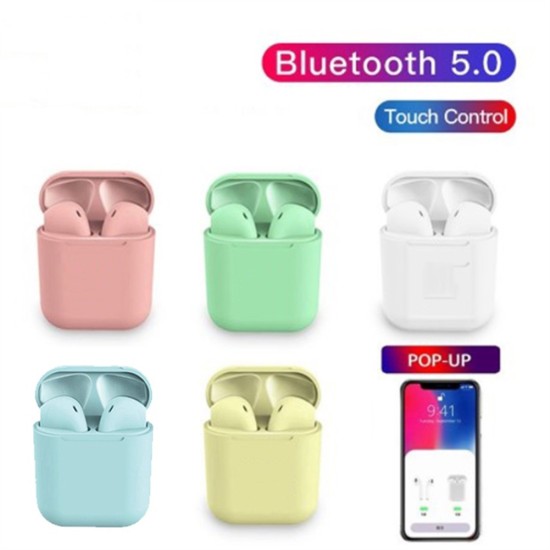 High-definition Noise Reduction Bluetooth-compatible  Earphones Large-capacity Battery Wireless Headset For Listening To Music Learning Sports sky blue