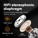 Hkt-6 Bluetooth-compatible 5.0 Earphones Wireless 9d Stereo Earbuds Waterproof For Universal Phone Headset Sports Mini In-ear Earbuds White